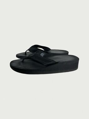 Black Platform Flip Flops